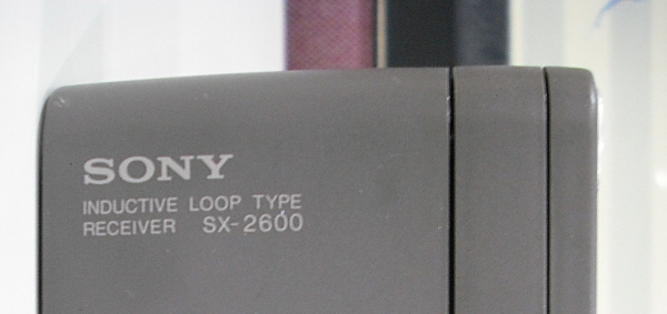 SONY INDUCTIVE LOOP TYPE RECCIVER SX-2600 SONY INDUCTIVE LOOP TYPE RECCIVER SX-2600