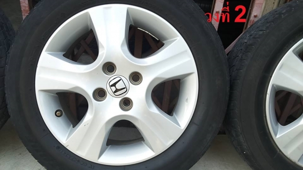 แม็กซ์ honda jazz ขอบ15 พร้อมยางดอกพอใช้