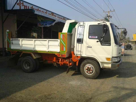 ขายรถหกล้อดัมพ์  ฮีโน่สมอเงิน  เครื่อง JO 210  รถพร้อมใช้งานทะเบียนพร้อม