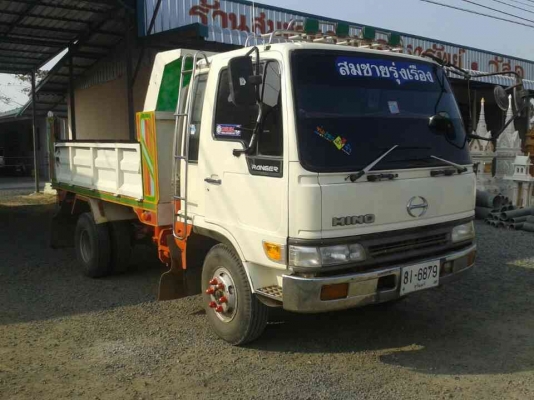 ขายรถหกล้อดัมพ์  ฮีโน่สมอเงิน  เครื่อง JO 210  รถพร้อมใช้งานทะเบียนพร้อม