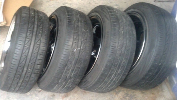 แม็ก 15 หน้า 7.5 หลัง 8.5 พร้อมยางบริดโตน ปลิ้นๆ