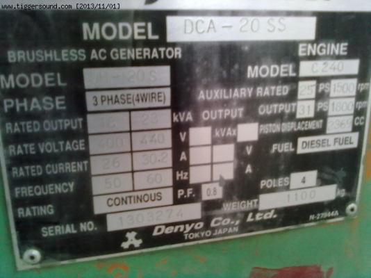 ขายเครื่องปั่นไฟ