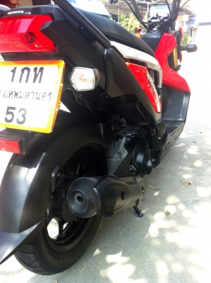 ขาย Honda Zoomer-x สีแดง ปี 2556 (รถ7เดือน) ราคา 38,500บาทครับต่อรองได้