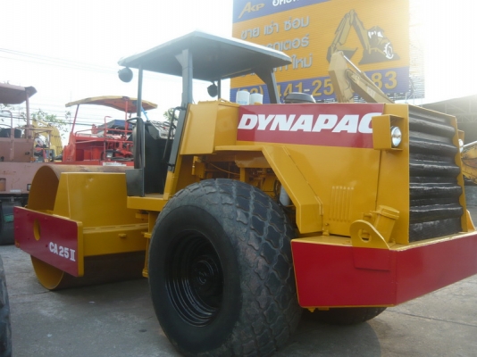 รถบดสั่นสะเทือน 10 ตัน Dynapac CA25II รถเก่านอก พร้อมใช้งาน เอกสารครบ