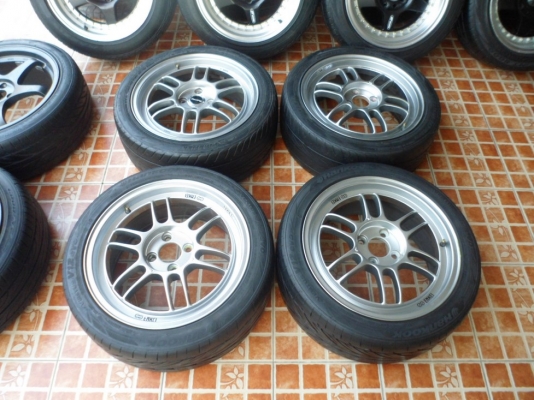 RPF1ล้อ16"4.100(ยกชุด9,700.-)กว้าง7et41 สีบอร์น+พร้อมยาง(แถมน๊อตซิ่ง1ชุด)