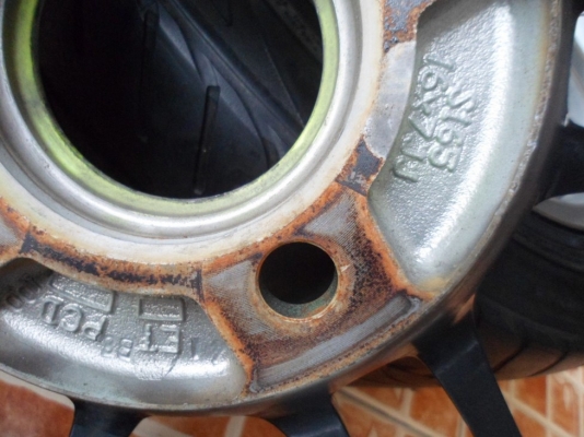 RPF1ล้อ16"4.100(ยกชุด9,700.-)กว้าง7et41 สีบอร์น+พร้อมยาง(แถมน๊อตซิ่ง1ชุด)