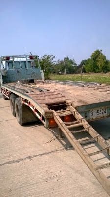 ขายเทลเลอบรรทุกรถเกี่ยวhino เครื่องho7d195 สองเพลามีdl