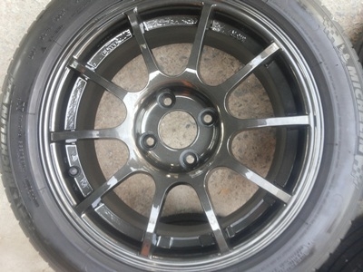 ขายล้อแม็ก มือ2 RS ขอบ15  6 1/2 4 รู 100 พร้อมยาง 1  ชุด
