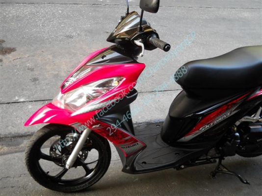 SUZUKI Skydrive 125 Fi ปี 2012 ออโต้ หัวฉีด ล้อ MAX สภาพเดิม พร้อมใช้