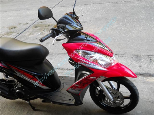 SUZUKI Skydrive 125 Fi ปี 2012 ออโต้ หัวฉีด ล้อ MAX สภาพเดิม พร้อมใช้