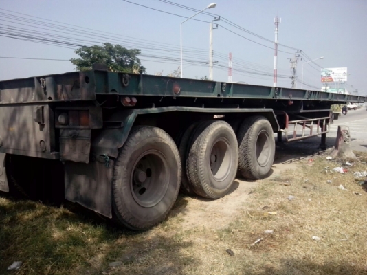 ขายหางพื้นเรียบ 3 เพลา อู่.อา ซี เค หางสวย ราคา420000  รีบจองด่วน