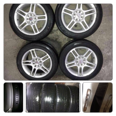 ขายแม็กมือ2 Hukuto(Japan) ขอบ16 กว้าง7 4รู100/114+ ยางปี11 ราคา6,500 บาทถูก