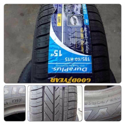 ขายยางใหม่ Goodyear ปี13 185/60/15 ชุดละ 9,900 บ. ถูกที่สุด