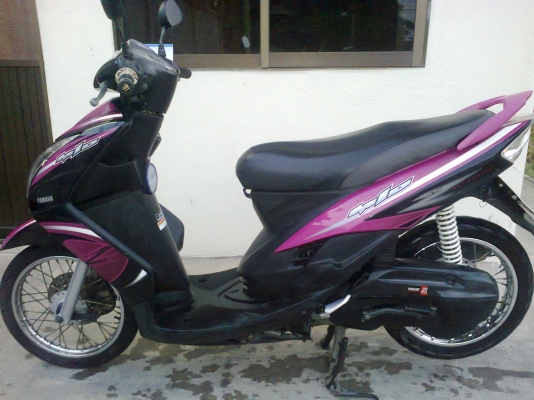 ขาย Yamaha mio ปี53 ไฟคู่ สีม่วง-ดำ