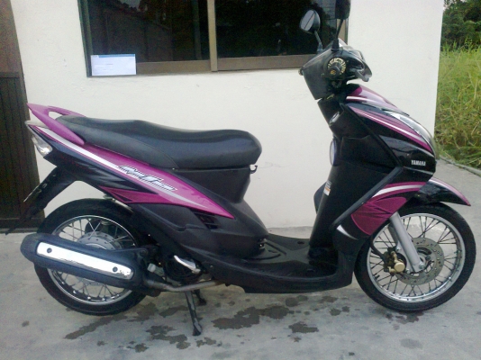 ขาย Yamaha mio ปี53 ไฟคู่ สีม่วง-ดำ