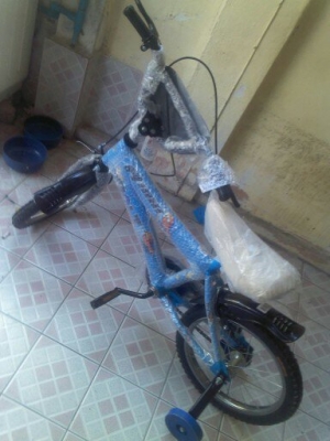 จักยานใหม่ๆเลย2คันได้ของขวัญมา