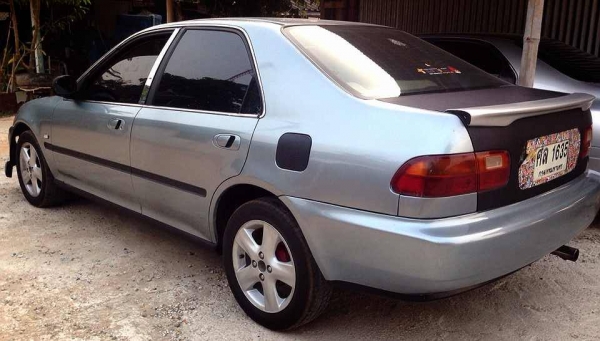 ***ขายแล้วครับขอบคุณ Truck2hand ขายรถเก๋ง HONDA CIVIC EXi 1.6 Auto ปี38/95 โฉมเตารีด 4ประตู หัวฉีด แต่งเคฟล่า เครื่องแน่น แรงดี  เคยติดแก๊สตอนนี้ถอดออกครับเอาไปใส่คันใหม่(เล่มยังเป็นแก๊สอยู่) ภายในหุ้มหนังสวยๆครับ พ.พาวเวอร์ กระจกไฟฟ้า แอร์เย็น ล้อแม็กสวย