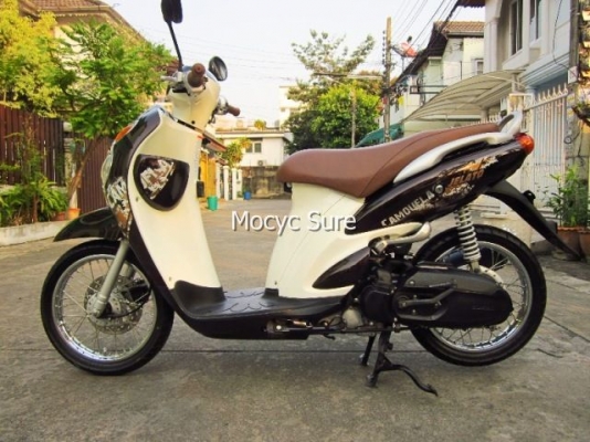 <ขายแล้วครับ>Suzuki Jelato 125 Fi สีน้ำตาล  รถ 10 เดือน วิ่งน้อย