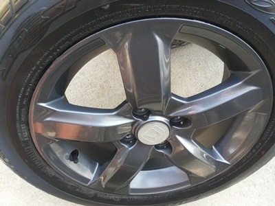 ขายล้อแม็กHONDA CITY (สีกัลเงา) 4 รู 100 15x5 1/2 พร้อมยาง 1 ชุด