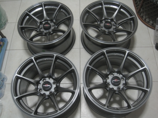 ขายล้อแม็กใหม่ ลาย xxr 527 15"x8" et20 4รู100/114.3 สีเทากัน สนใจติดต่อเล็กคลองสาม (081-3747940)
