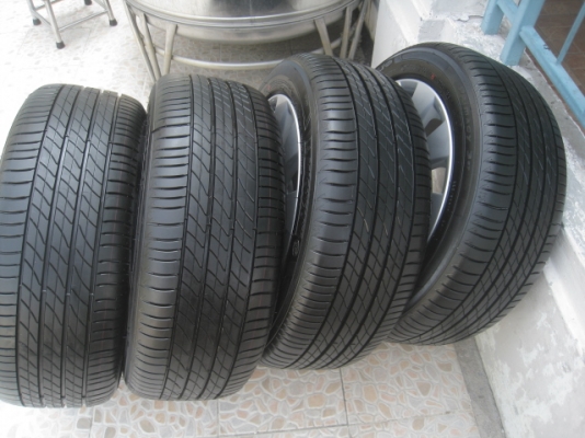 ขายล้อแม็กป้ายแดง Honda Accord G9 17"x7.5" et55 5รู114.3 + ยางปี13 สนใจติดต่อเล็กคลองสามครับ (081-3747940)