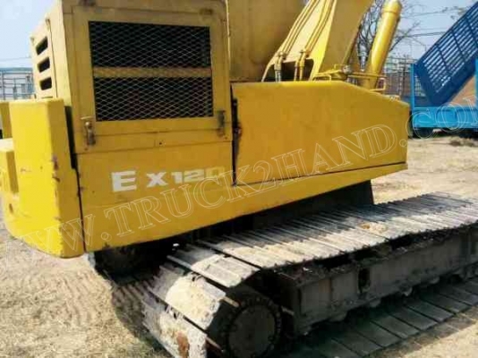 รถแบคโฮ ยี่ห้อ HITACHI รุ่น EX120