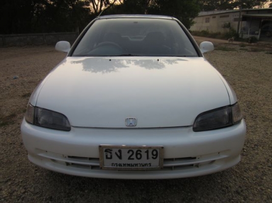 Civic เตารีด4Door สีขาว ปี93 เกียร์Auto เครื่อง1.6หัวฉีด แก๊สLPGระบบหัวฉีด ราคาเท่ารถมอไซค์ (59,000)