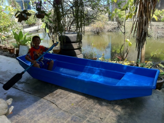 (ขายไปแล้วครับ ขอขอบคุณ คุณประเสริฐ ที่มารับเรือถึงบ้าน เป็นอย่างสูงครับ) เรือไฟเบอร์ อย่างหนา ยาว 10 ฟุต(3 เมตร) แถม พาย 1 อัน ซื้อมาเมื่อปี 53 ที่น้ำท่วมใหญ่ แต่น้ำมาไม่ถึงบ้าน ก็เลยไม่ได้ใช้