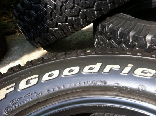 ขายยาง BF Goodrich All-terrain ขนาด 265 75 r16 ดอกสวย