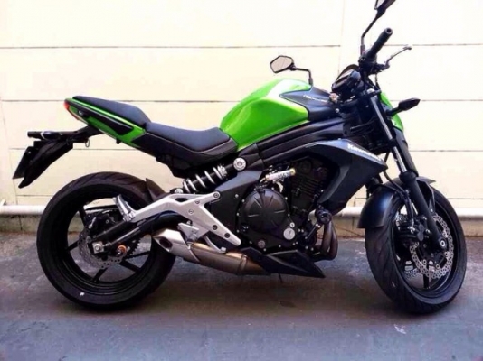 ขาย Kawasaki ER6N 650 ปี2013 สีเขียว