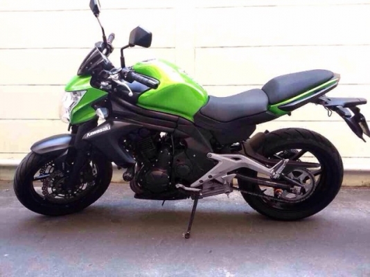 ขาย Kawasaki ER6N 650 ปี2013 สีเขียว