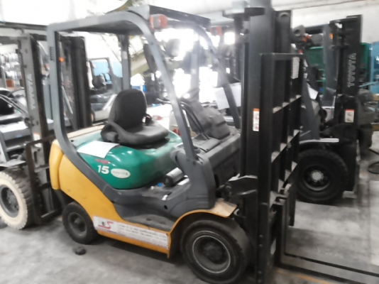 ขาย! รถโฟคลิฟท์(LPG+เบนซิน)นำเข้า มือสอง KOMATSU / FG15HT20 / 658651 / ปี2006 / 5818ชม / ขนาด 1.5ตัน
