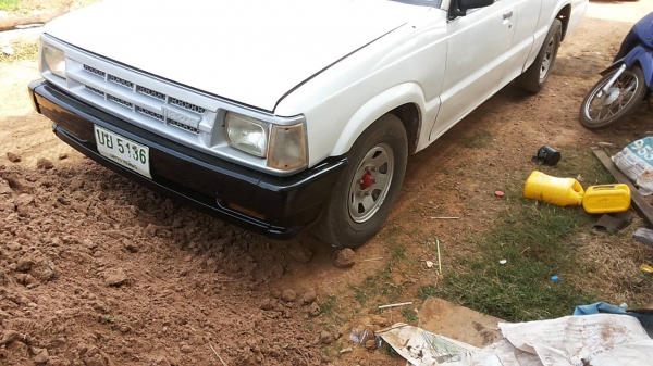 ***ขายแล้วครับขอบคุณ Truck2hand ขายกระบะแค็ป"มังกรดำ" ราคาเบาๆ MAZDA B2500 CAB 2.5 มังกรดำ เกียร์ตรงปี40/97 เครื่องมังกรยอดนิยม แน่น แห้ง ไม่เยิ้ม ประหยัด แรง ช่วงล่างปึ๊ก คัสซีสวยเดิมไม่มีผุ ไม่ปะไม่ดาม กระบะดีพื้นไม่ผุ ล้อแม็ก หัวเก๋งไม่ผุภายใ