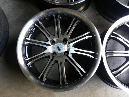 ขายล้อแนวVIP  ขอบ17 หน้าตื้น หลังลึก ใส่รถ 4 รู 100