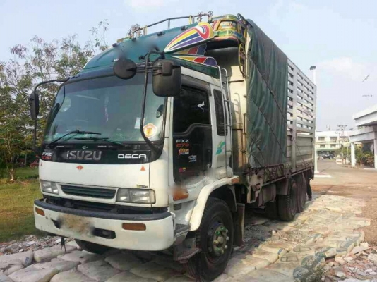 รถอีซูซุ 10 ล้อ รั้ว FVM 195 แรงม้า. ปี 38  สนใจติดต่อ 081 - 6079515