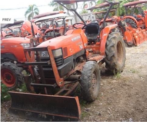 ขายรถไถคูโบต้า มือสองถูกม๊าก มาก L3408 พร้อมใบมีดหน้าและหางไถ ราคา 180,000