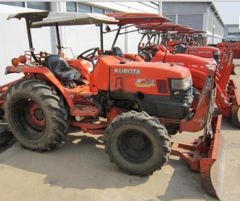 ขายรถไถคูโบต้า มือสองถูกม๊าก มาก L3408 พร้อมใบมีดหน้าและหางไถ ราคา 180,000