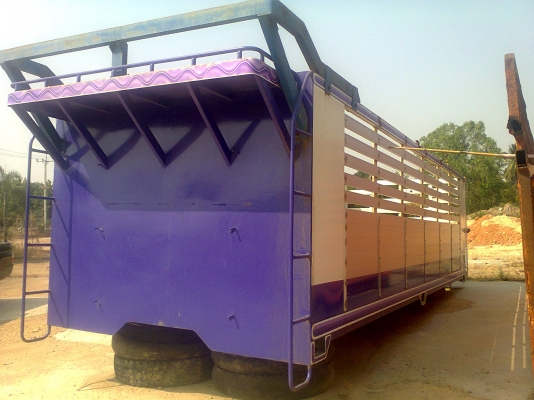 กระบะ 10 ล้อ ดัมพ์อลูมิเนียมสวยๆ ยาว 7.50 เมตร ครบชุด