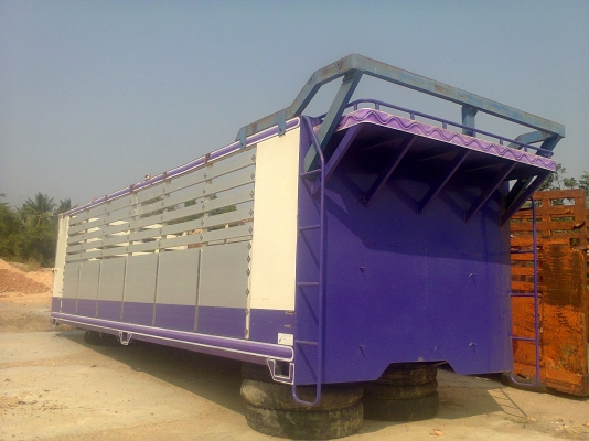 กระบะ 10 ล้อ ดัมพ์อลูมิเนียมสวยๆ ยาว 7.50 เมตร ครบชุด