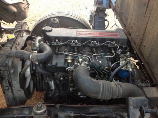 NPR 120 แรงเครื่องฝาดำ มีคอก  มีลู่ลม สวยมาก กะบะยาว 4.20 เมตร