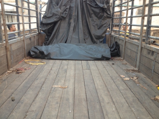 NPR 120 แรงเครื่องฝาดำ มีคอก  มีลู่ลม สวยมาก กะบะยาว 4.20 เมตร