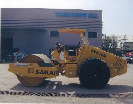 รถบดสั่นสะเทือนล้อเรียบ SAKAI รุ่น SV520D