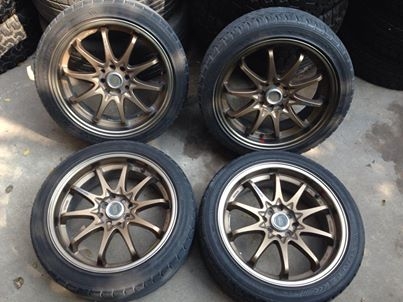 ขายล้อ ce28 ขอบ17 4/100 พร้อมยาง สภาพไหม่มากๆ  ถูกๆครับ