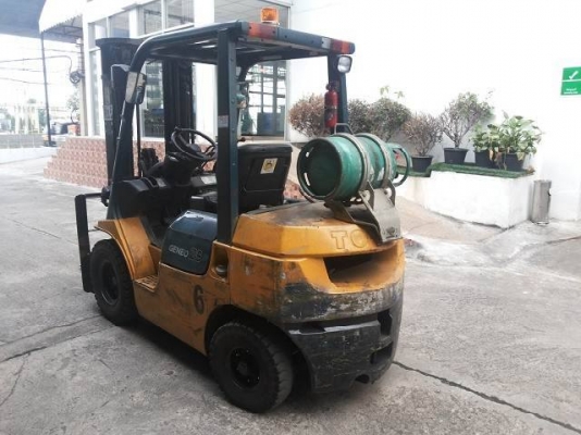 ขาย! รถโฟคลิฟท์(LPG)นำเข้า มือสอง TOYOTA / 42-7FG25 / 407FG25-22933 / ปี2004 / 8,402ชม / ขนาด2.5ตัน