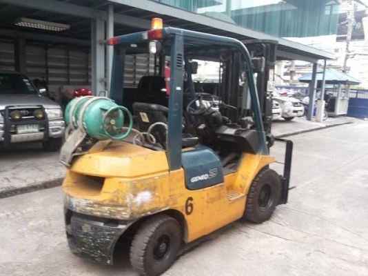 ขาย! รถโฟคลิฟท์(LPG)นำเข้า มือสอง TOYOTA / 42-7FG25 / 407FG25-22933 / ปี2004 / 8,402ชม / ขนาด2.5ตัน