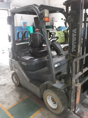 ขาย! รถโฟคลิฟท์(LPG)นำเข้า มือสอง TOYOTA / 02-8FGK20 / 8FGK30-10347 / ปี2007 / 13,653ชม / ขนาด2ตัน