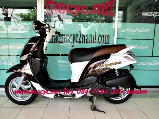 filano ลาย 2  สีขาวนํ้าตาล มาใหม่ไมล์ 3 พันโล   แถมฟรี เสื้อ และ หมวกกันน็อก 28900