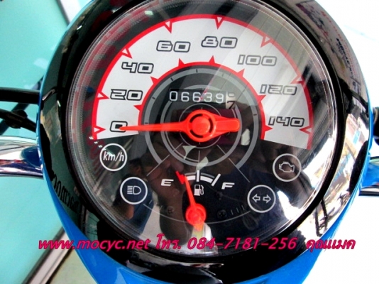 SCOOPY-I  สีฟ้าขาวมาใหม่ ไมล์ 6 พันโล   แถมฟรี เสื้อ และ หมวกกันน็อก 28900