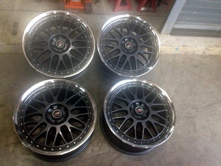 แม็กLenso ลาย bbs lm ขอบ17 4รู100,114 กว้าง7.5 ออฟ45