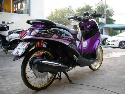 Fino ลายปารีส รถปี55 สวยๆเครื่องเดิมๆ แต่งภายนอกอย่างเดียวครับ